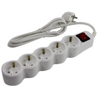 SP5W-250. Сетевой фильтр 5 розеток, 5м. 5bites