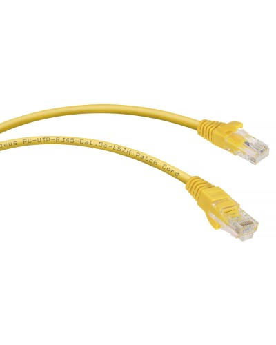 PC-UTP-RJ45-Cat.5e-2m-YL-LSZH (9499c), желтый. Патч-корд медный. CABEUS в Реутове