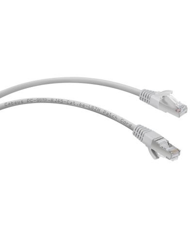PC-SSTP-RJ45-Cat.6a-5m-LSZH (7905c), серый. Патч-корд медный. CABEUS в Реутове