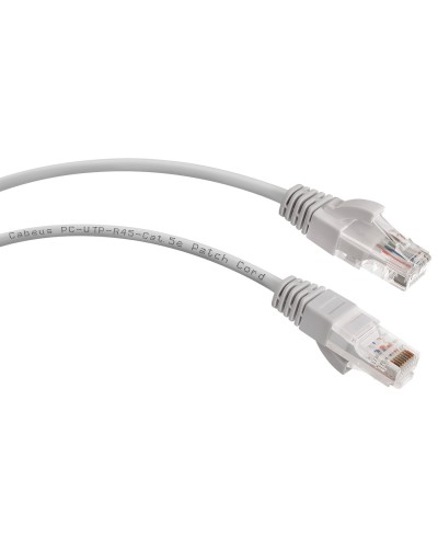 PC-UTP-RJ45-Cat.5e-1.5m-LSZH (8864c), серый. Патч-корд медный. CABEUS в Реутове