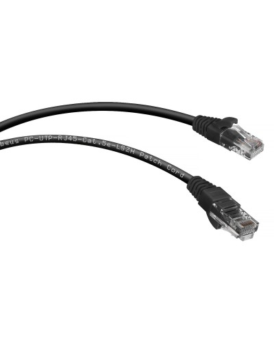 PC-UTP-RJ45-Cat.5e-2m-BK-LSZH (9539c), чёрный. Патч-корд медный. CABEUS в Реутове