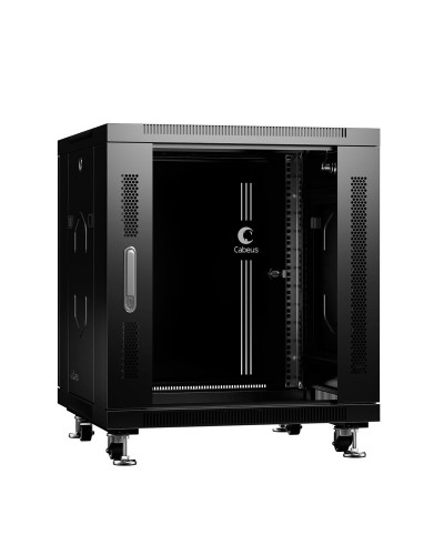 SH-05C-12U60/60-BK (8554c). Шкаф телекоммуникационный 19 напольный 12U. CABEUS в Реутове