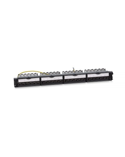 PL-24-KJ-RJ45-Cat.6-SH-180T (11833c): Патч-панель 19" (1U), 24 порта RJ-45, категория 6, полностью экранированная в Реутове