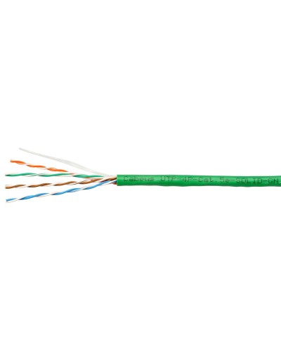 UTP-4P-Cat.5e-SOLID-GN (7250c). Кабель «витая пара» (LAN) для структурированных систем связи. CABEUS в Реутове