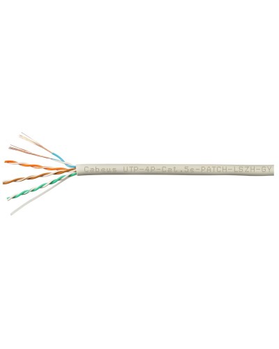 UTP-4P-Cat.5e-SOLID-GY-LIGHT (9995c). Кабель «витая пара» (LAN) для структурированных систем связи. CABEUS в Реутове