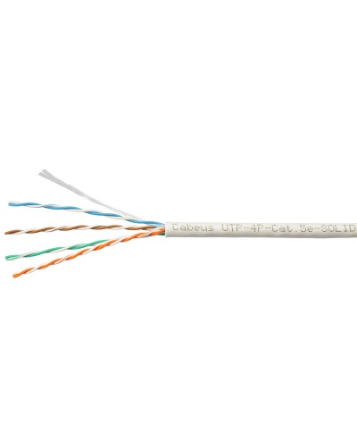 UTP-4P-Cat.5e-SOLID-LSZH-GY-LIGHT (9996c). Кабель «витая пара» (LAN) для структурированных систем связи. CABEUS в Реутове