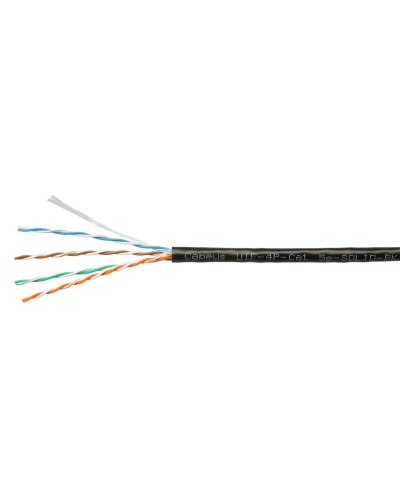 UTP-4P-Cat.5e-SOLID-BK-100 (7252c-5). Кабель «витая пара» (LAN) для структурированных систем связи. CABEUS в Реутове