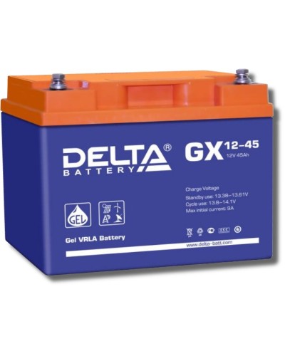 Delta GX 12-45. Аккумулятор герметичный свинцово-кислотный. Delta в Реутове