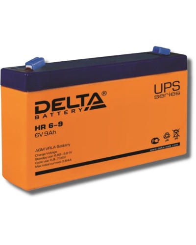 Delta HR 6-9. Аккумулятор герметичный свинцово-кислотный. Delta в Реутове