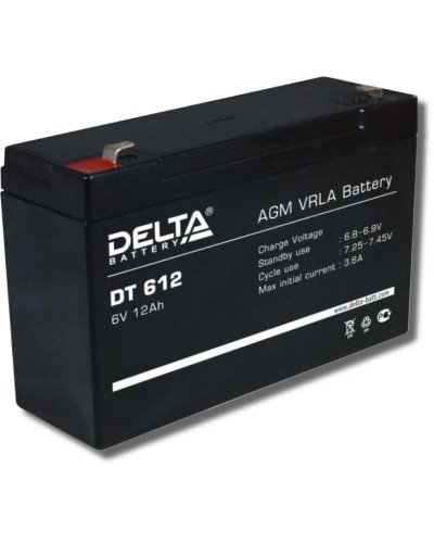 Delta DT 612. Аккумулятор герметичный свинцово-кислотный. Delta в Реутове