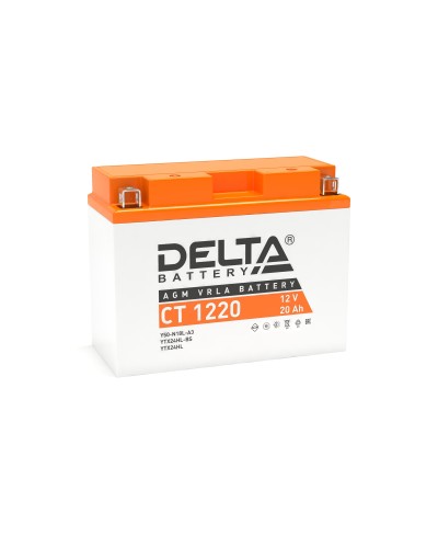 Delta CT 1220. Аккумулятор герметичный свинцово-кислотный стартерный. Delta в Реутове