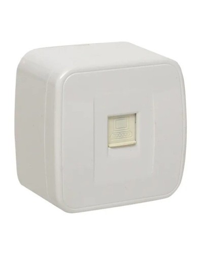 Минск Розетка RJ-45 1-местная ОП 1А (EGK01-035-10). Розетка RJ-45 1-местная ОП 1А. EKF в Реутове