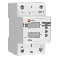 MRVA 63A PROxima (MRVA-63A). Реле напряжения и тока с дисплеем. EKF