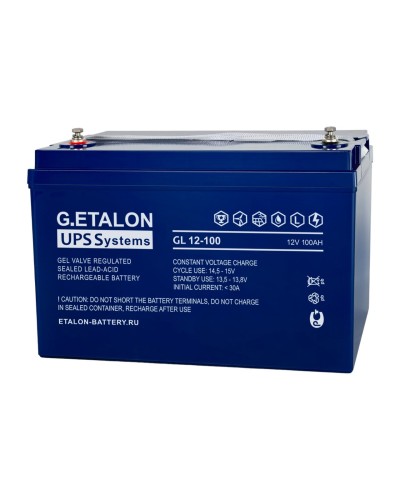 G.ETALON GL 12-100. Аккумулятор герметичный свинцово-кислотный. ETALON в Реутове