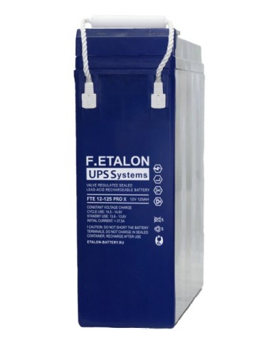 F.ETALON FTE 12-125 PRO X. Аккумулятор герметичный свинцово-кислотный. ETALON в Реутове