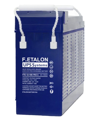 F.ETALON FTE 12-100 PRO X. Аккумулятор герметичный свинцово-кислотный. ETALON в Реутове
