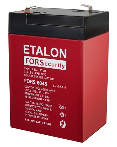 ETALON FORS 6045. Аккумулятор герметичный свинцово-кислотный. ETALON в Реутове