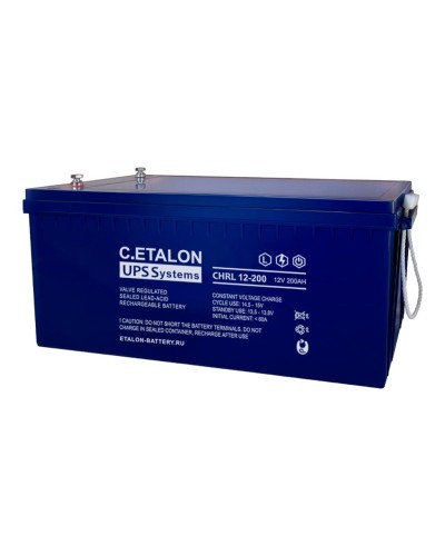 C.ETALON CHRL 12-200. Аккумулятор герметичный свинцово-кислотный. ETALON в Реутове