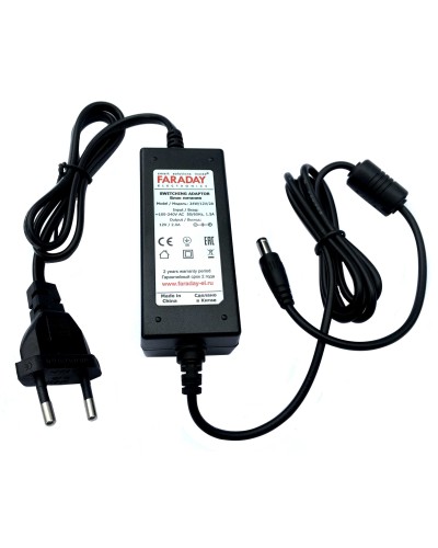 24W/12V/2A. Импульсный блок питания в пластиковом корпусе. FARADAY в Реутове