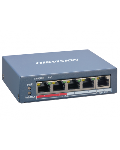 DS-3E1105P-EI. Коммутатор с POE. Hikvision в Реутове