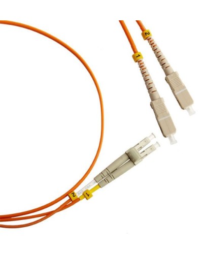 FC-D2-50-LC/PR-SC/PR-H-2M-LSZH-OR. Патч-корд волоконно-оптический LC-SC. Hyperline в Реутове