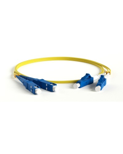 FC-D2-9-LC/AR-SC/AR-H-2M-LSZH-YL. Патч-корд волоконно-оптический LC-SC. Hyperline в Реутове