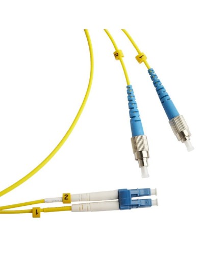 FC-D2-9-FC/UR-LC/UR-H-1M-LSZH-YL. Патч-корд волоконно-оптический FC/UPC-LC/UPC. Hyperline в Реутове