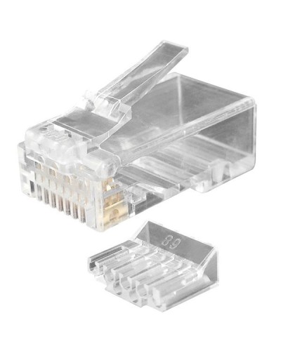 PLUG-8P8C-UV-C6-100 (100 шт). Разъем RJ-45. Hyperline в Реутове
