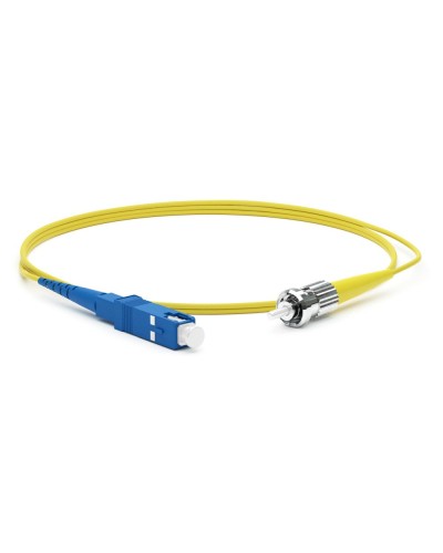 FC-S2-9-SC/UR-ST/UR-H-1M-LSZH-YL. Патч-корд волоконно-оптический одномодовый. Hyperline в Реутове