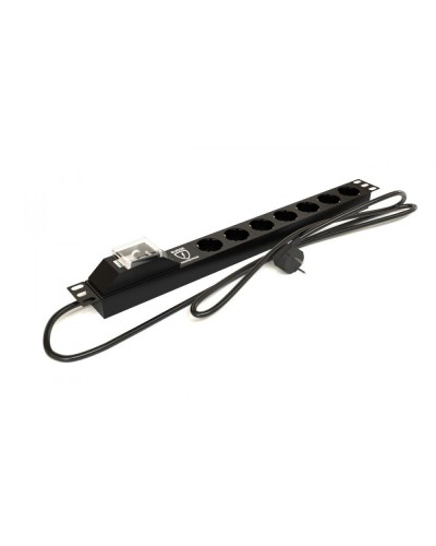 SHE19-7SH-BF-2.5EU. Блок розеток 19. Hyperline в Реутове