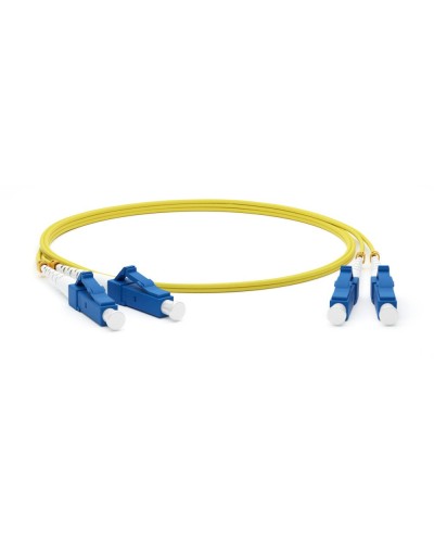 FC-D2-9-LC/UR-LC/UR-H-20M-LSZH-YL. Патч-корд волоконно-оптический одномодовый. Hyperline в Реутове