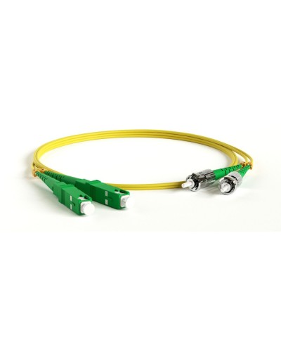 FC-D2-9-SC/AR-ST/AR-H-1M-LSZH-YL. Патч-корд волоконно-оптический ST-SC. Hyperline в Реутове