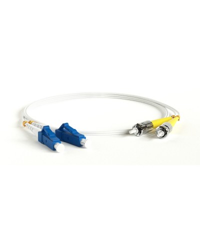 FC-D2-9A1-LC/UR-ST/UR-H-1M-LSZH-WH. Патч-корд волоконно-оптический ST-LC. Hyperline в Реутове
