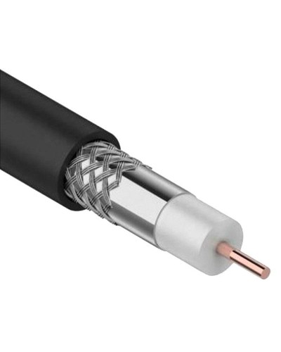 GENERICA RG59 CCS 75Ом FPE PVC белый (CC1-R5F1-111-100-G). Кабель коаксиальный омедненный. IEK в Реутове