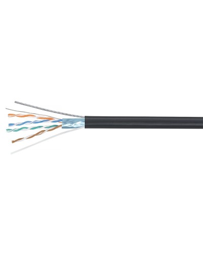 GENERICA F/UTP кат. 5E 100МГц 4 пары LDPE OUTDOOR трос 1,2мм черный (BC3-C5E04-359-305-G). Кабель «витая пара» (LAN) для структурированных систем связи. IEK в Реутове