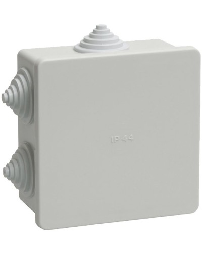 Коробка распаячная КМ41235 85х85х40 открытой проводки IP44 6 гермовводов серая (UKO11-085-085-040-K41-44). Коробка распаячная безгалогенная (HF). IEK в Реутове