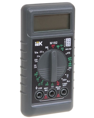 Мультиметр цифровой Compact M182 (TMD-1S-182). Мультиметр цифровой. IEK в Реутове
