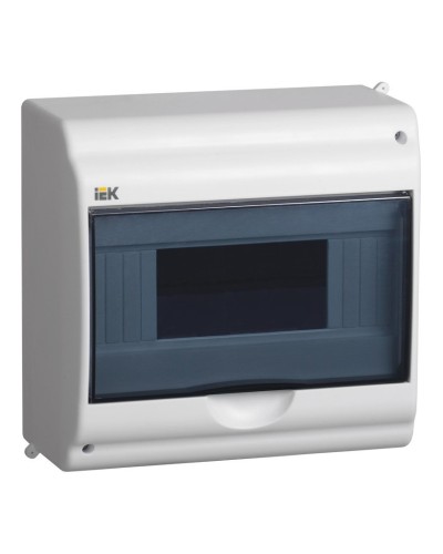 Корпус пластиковый КМПн 2/9-1 IP31 белый KREPTA 3 (MKP42-N-09-31-01). Щиток модульный с прозрачной дверцей, настенный. IEK в Реутове