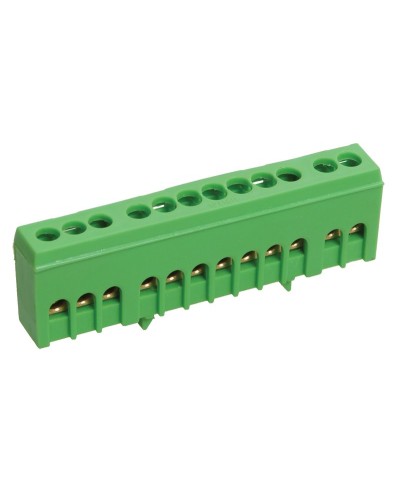 Шина PE земля ШНИ-6х9-10-К-З (YNN10-69-10KD-K06). Шина в корпусном изоляторе на DIN-рейку. IEK в Реутове