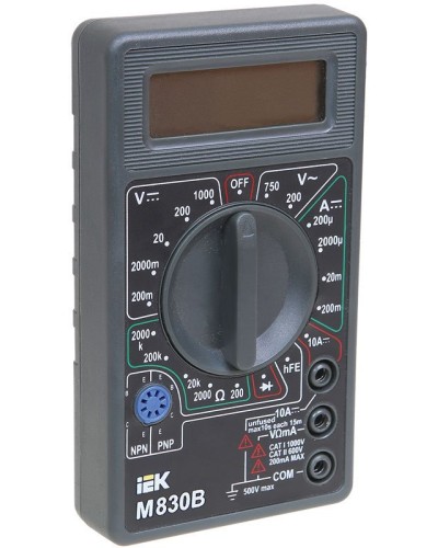 Мультиметр цифровой Universal M830B (TMD-2B-830). Мультиметр цифровой. IEK в Реутове