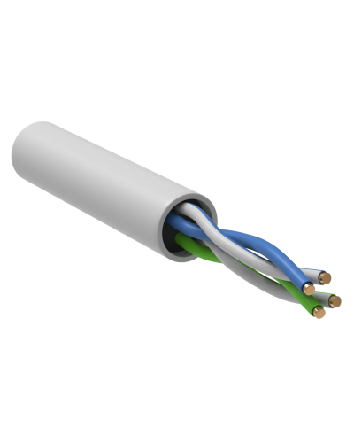 GENERICA U/UTP кат. 5E 24AWG 2 пары LSZH INDOOR белый (BC1-C5E02-128-305-G). Кабель «витая пара» (LAN) для структурированных систем связи. IEK в Реутове