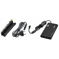 Блок питания Ippon SD90U автоматический 90W 15V-19.5V 11-connectors 4.5A 1xUSB 2.1A, LCD индикатор (705053). Блок питания. Ippon