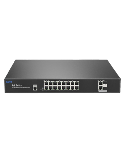 KN-SW1602SFP/M2. Коммутатор с питанием по PoE. KENO в Реутове