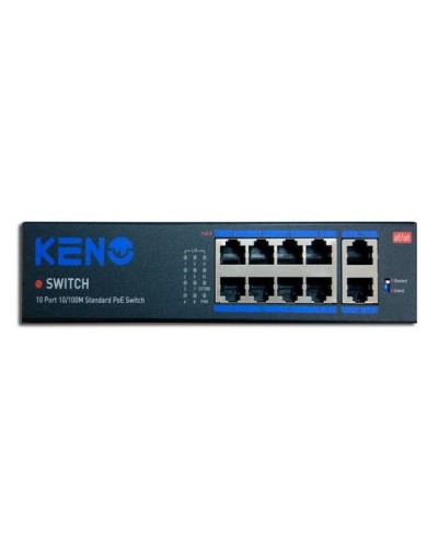 KN-SW802POE+. Коммутатор с питанием по PoE. KENO в Реутове