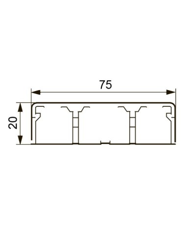 Короб DLPlus 75х20 (030033): Кабель-канал в Реутове