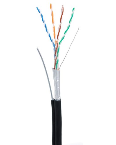 F/UTP 4pair, Cat5e, Out, Sw (EC-UF004-5E-PE-SW-BK). Кабель «витая пара» (LAN) для структурированных систем связи. NETLAN в Реутове