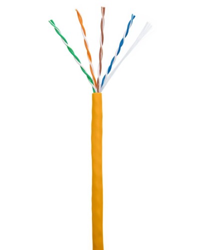 U/UTP 4pair, Cat5e, In, LSZH (EC-UU004-5E-LSZH-OR-1). Кабель «витая пара» (LAN) для структурированных систем связи. NETLAN в Реутове