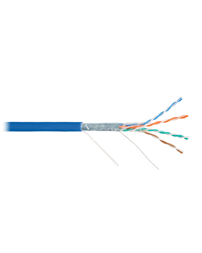 F/UTP 4pair, Cat5e, Solid, In, нг(А)-HF (NMC 4200C-BL). Кабель «витая пара» (LAN) для структурированных систем связи. NIKOMAX в Реутове