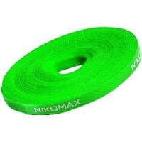 NMC-CTV05M-25-RL-GN. Стяжка-липучка в рулоне. NIKOMAX