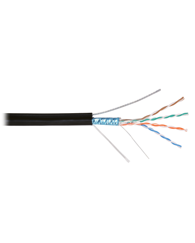 F/UTP 4pair, Cat5e, Solid, Out, SW, PVC (NMC 4905B-BK). Кабель «витая пара» (LAN) для структурированных систем связи. NIKOMAX в Реутове